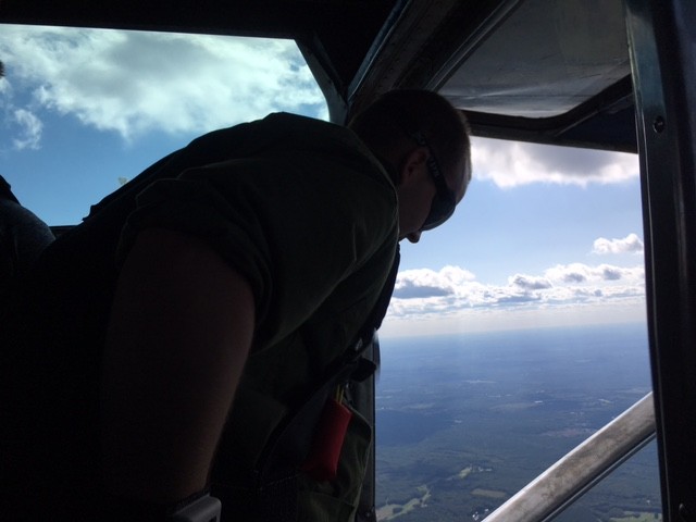 Tandem Skydive - Just about to jump