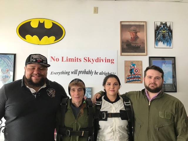 Skydiving group photo!