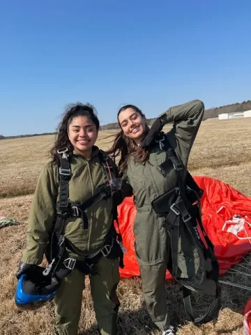 Skydiving Sisters