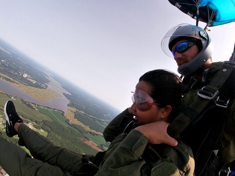 Skydiving in Virginia