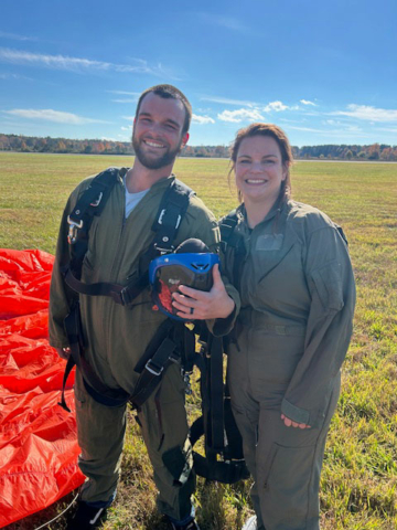 Beautiful day for a skydive in VA